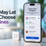 Apple May Let Users Choose AI Engines in iOS